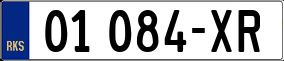 Truck License Plate